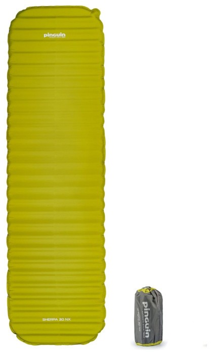 Самонадувающийся коврик Pinguin Sherpa NX, 186x55x3см, Green