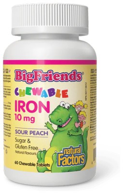 BigFriends Chewable Iron 10 mg - 60 tabs