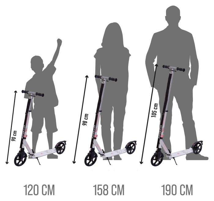 Самокат BLADE Sport PU Cross 230/230 mm, black/brown