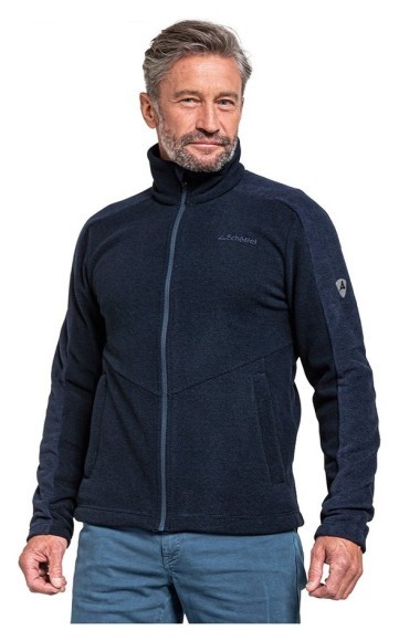 Кофта флісова чоловіча Schoeffel FLEECE JACKET PIZ NAIR M 48 Navy blazer 8820 (10-23383-WRH), укр