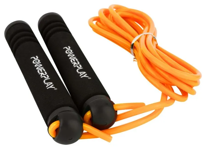 Скакалка PowerPlay 4205 Classic Plus Jump Rope Помаранчева (2,7m.)