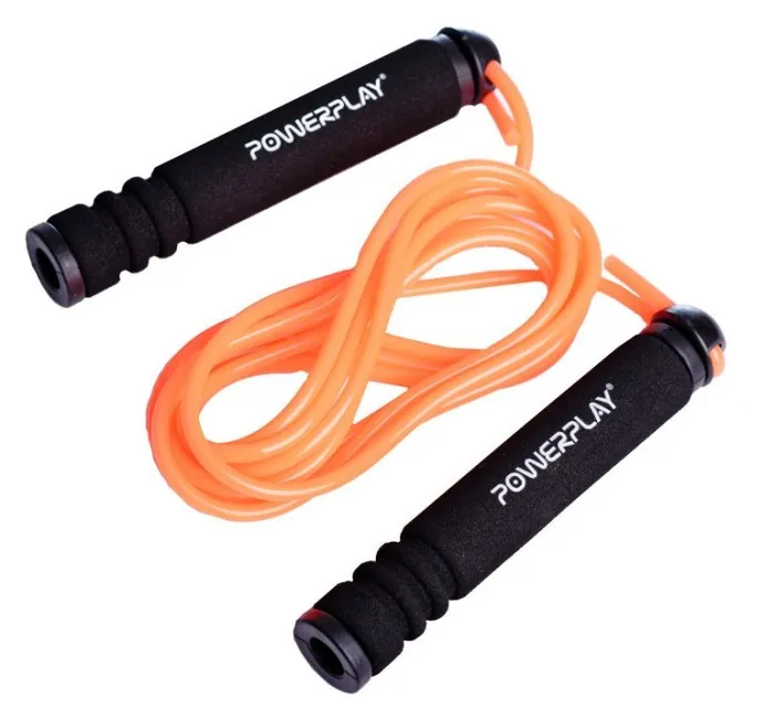 Скакалка PowerPlay 4205 Classic Plus Jump Rope Помаранчева (2,7m.)