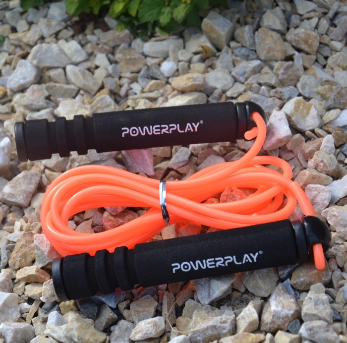 Скакалка PowerPlay 4205 Classic Plus Jump Rope Помаранчева (2,7m.)