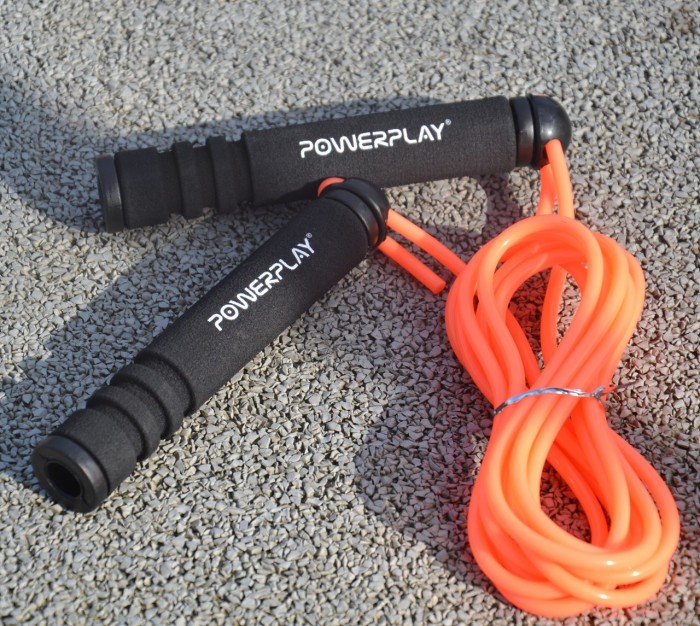 Скакалка PowerPlay 4205 Classic Plus Jump Rope Помаранчева (2,7m.)