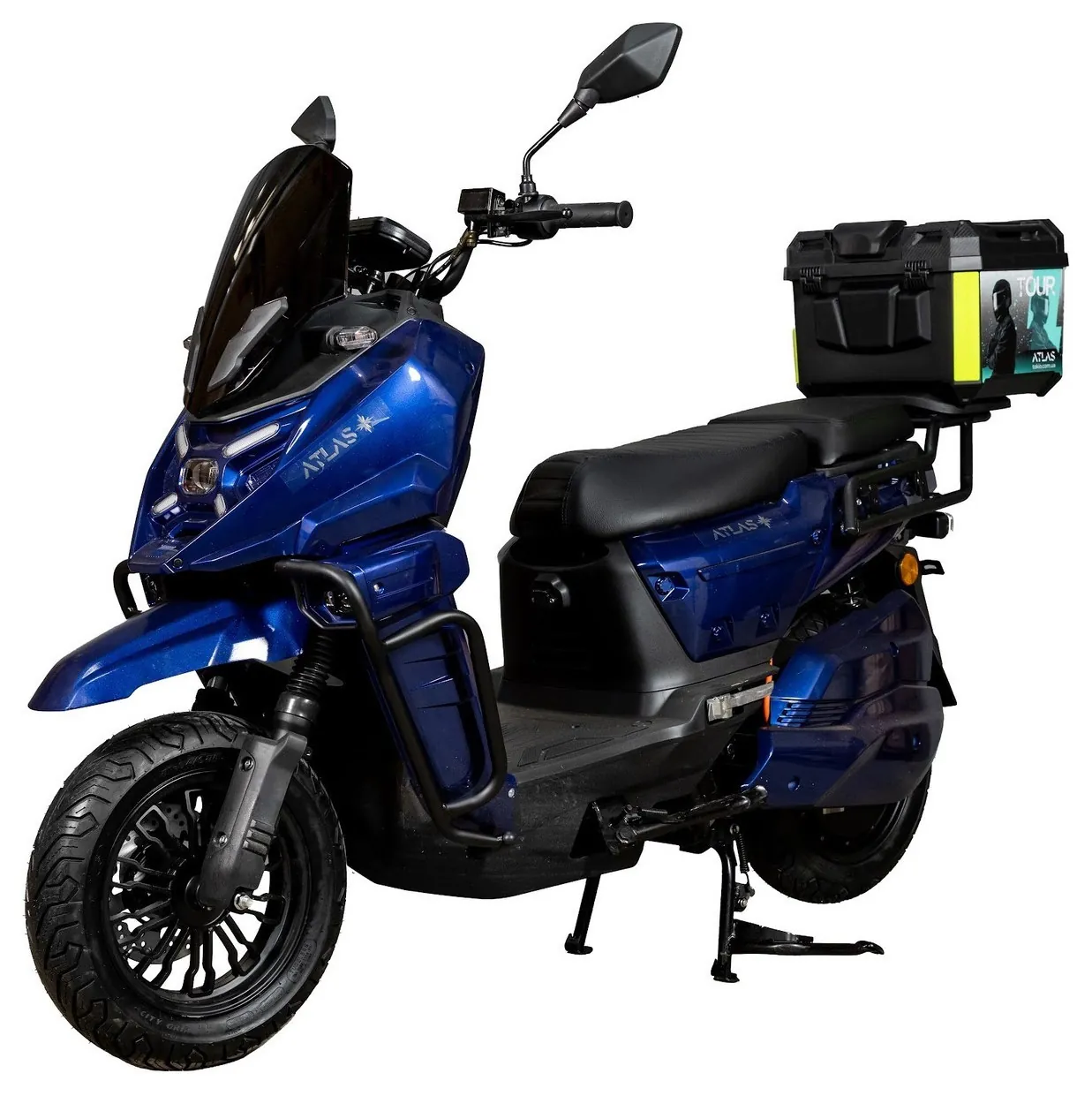 Електроскутер ATLAS Tour Box 2000W Cyan Blue (TOK_3183)
