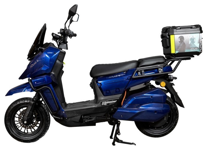 Электроскутер ATLAS Tour Box 2000W Cyan Blue