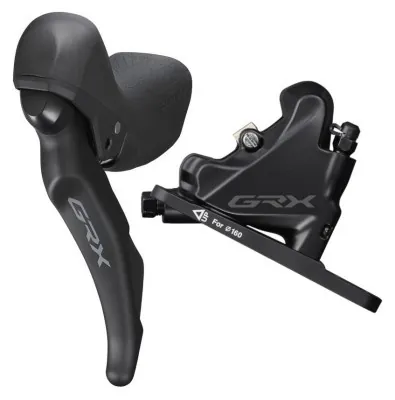 Моноблок левый Shimano ST-RX600-L GRX, Dual Control, 2 ск. + калипер Shimano BR-RX400 (ОЭМ, без упаковки)
