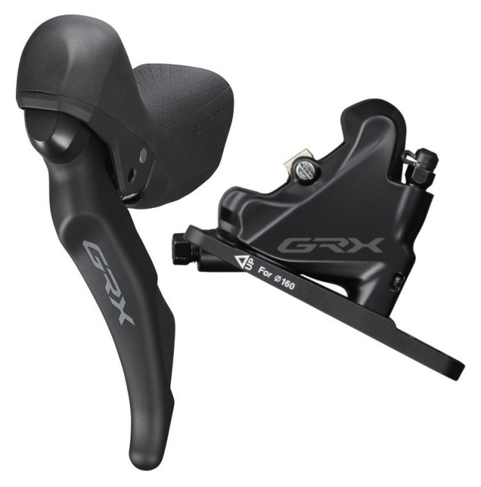 Моноблок левый Shimano ST-RX600-L GRX, Dual Control, 2 ск. + калипер Shimano BR-RX400 (ОЭМ, без упаковки)