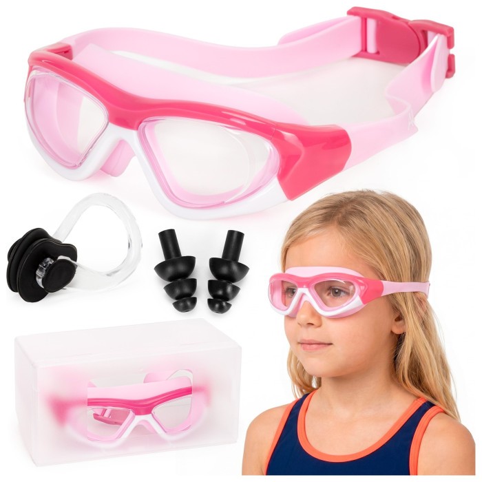 Окуляри для плавання Aquaget дитячі AQ0016 Pink
