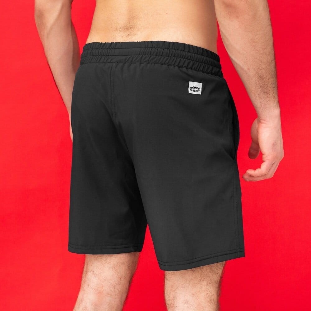 Пляжні шорти чоловічі Pobedov Vocation Black, укр, укр