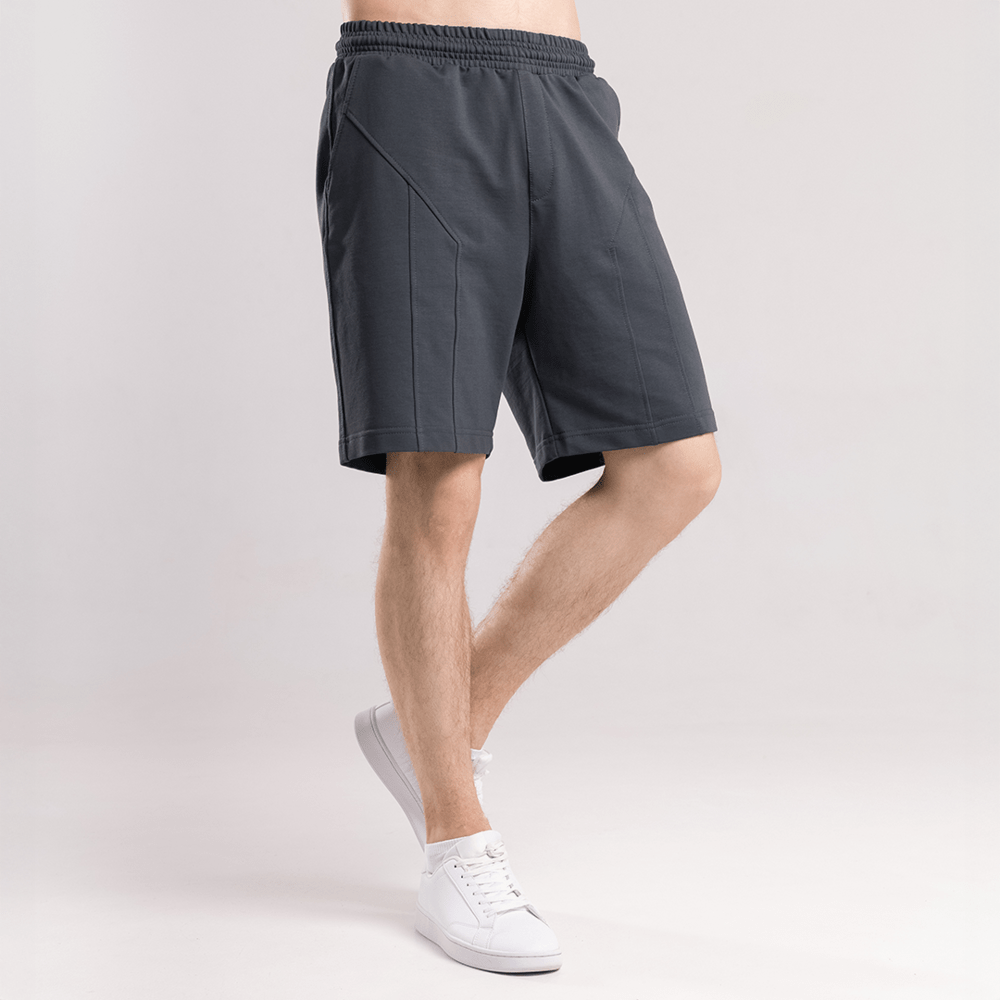 Чоловічий літній комплект шорти і футболка чорний Pobedov Barel, укр, укр