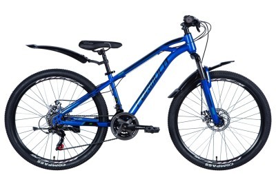 Велосипед ST 26&quot; Formula DAKAR AM DD рама - з крилом Pl 2024 (синій)
