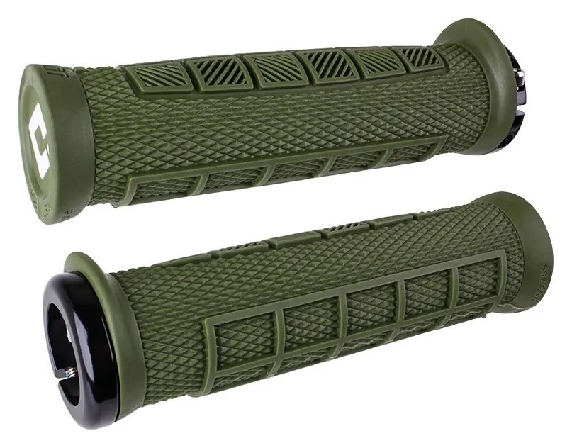 Грипси ODI Elite Pro, V2.1 Lock-On Yeti Edition (OBOD_D33EPTQ-B)
