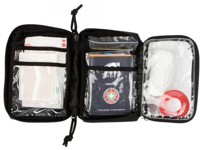 Аптечка заполнена Tasmanian Tiger First Aid Basic, Black