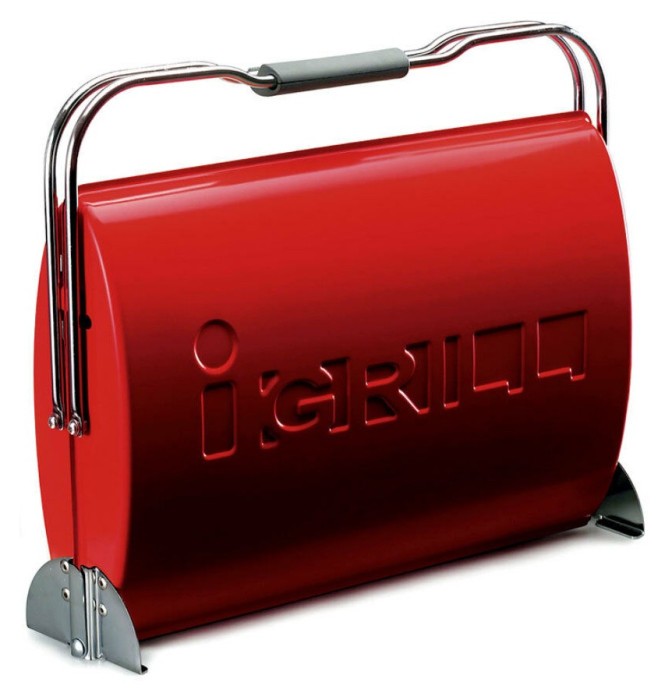 Портативний вугільний гриль I-GRILL O-GRILL червоний
