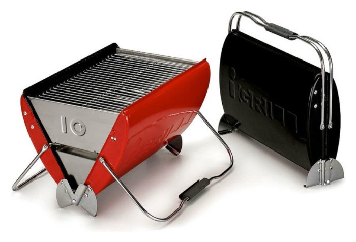 Портативний вугільний гриль I-GRILL O-GRILL червоний