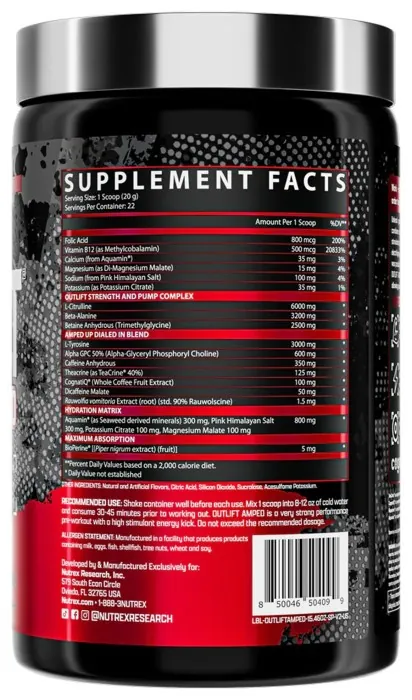 Outlift Amped - 438.2g Sucker Punch