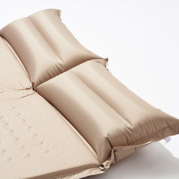 Килимок самонадувний з подушкою Mobi Garden Dot single air 30 мм NX22663003 sand