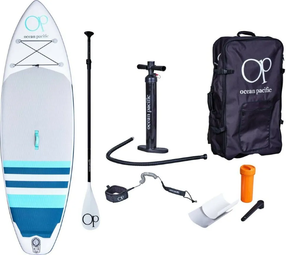 Надувна SUP дошка Ocean Pacific Sunset All Round 96 - White/Grey/Teal (FRD.037672)