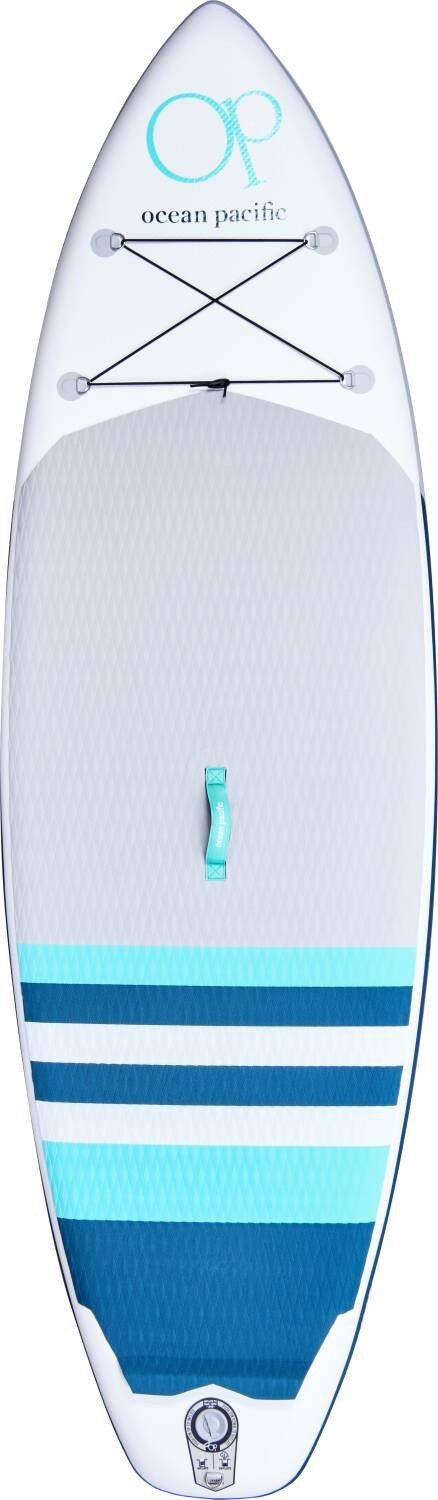 Надувна SUP дошка Ocean Pacific Sunset All Round 96 - White/Grey/Teal, укр, укр
