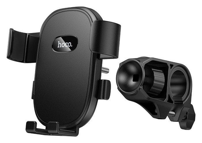 Велотримач для телефона HOCO H85 Knight motorcycle bicycle universal holder Black
