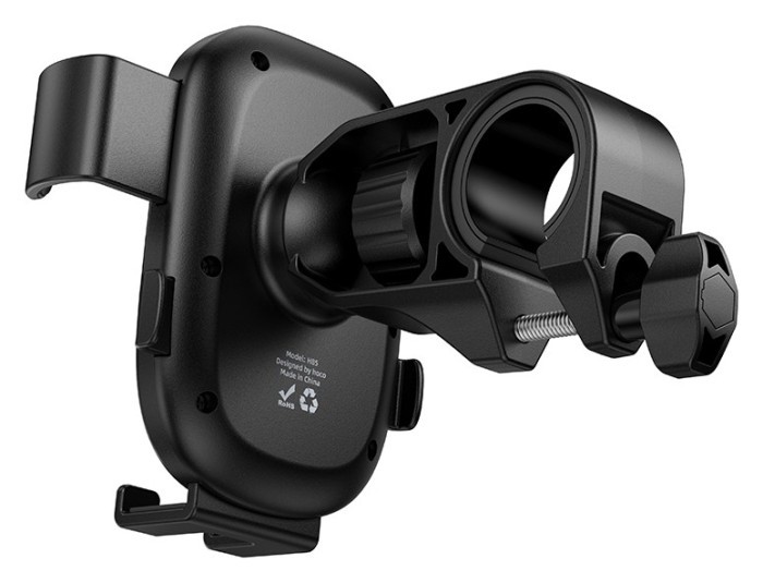 Велотримач для телефона HOCO H85 Knight motorcycle bicycle universal holder Black