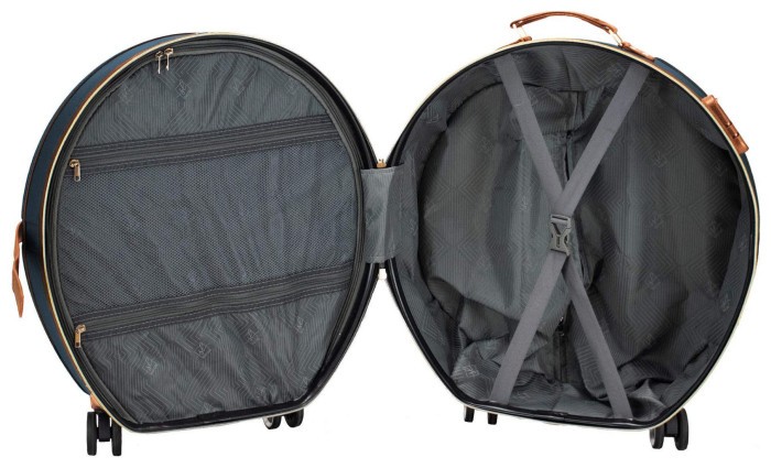 Валіза Semi Line 24" (M) Blue/Brown (T5672-3)