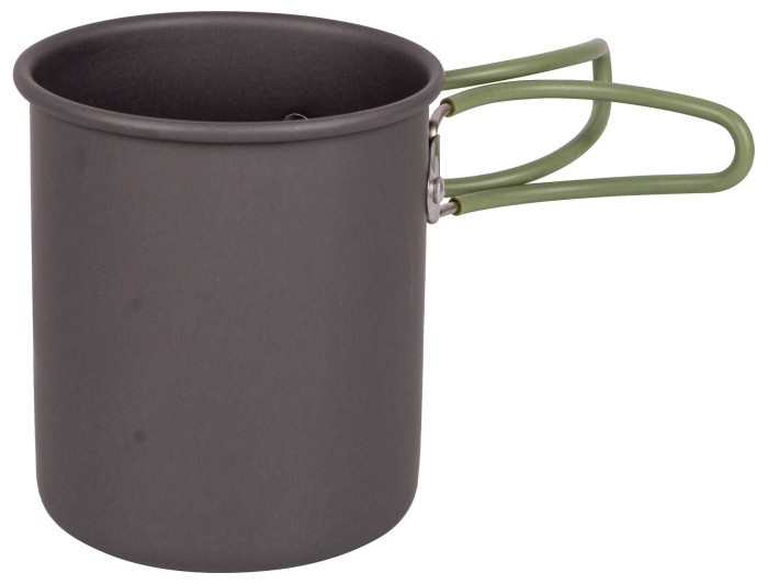 Набір посуду Bo-Camp Explorer 2 Pieces Hard Anodized Anthracite / Green (2200240)