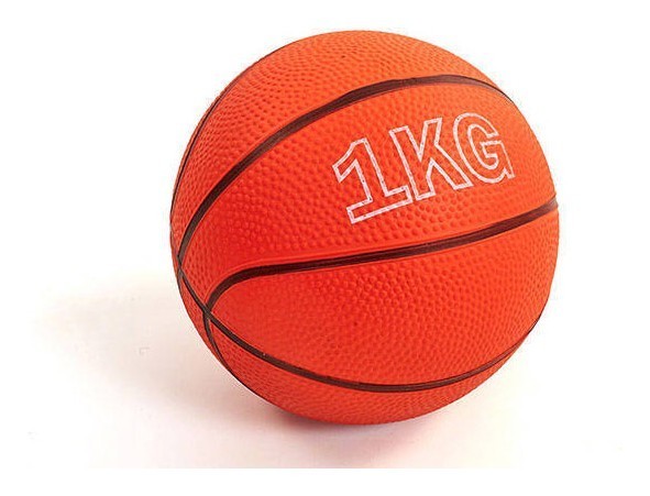 Медбол EasyFit RB 1 кг (медицинский мяч-слембол без отскока)