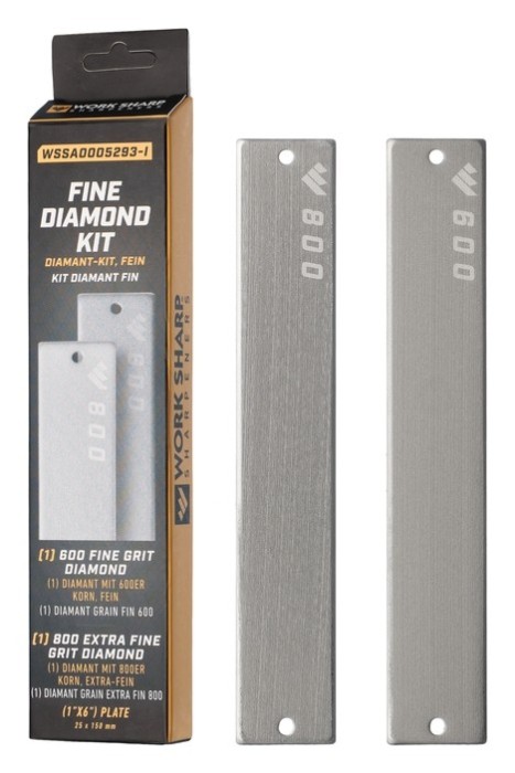 Work Sharp набір змінних пластин Fine Diamond (600/800) для точилки WSBCHPAJ-PRO, 2 шт, укр, укр