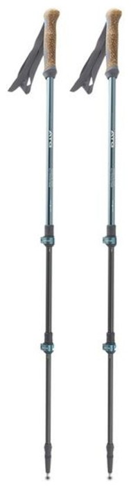 Трекінгові телескопічні палиці Pinguin Ascent FL Cork, 63-135 см, Cobalt