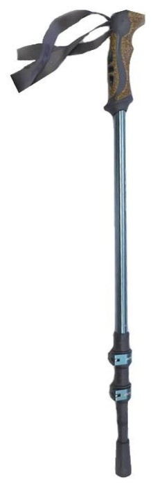 Трекінгові телескопічні палиці Pinguin Ascent FL Cork, 63-135 см, Cobalt