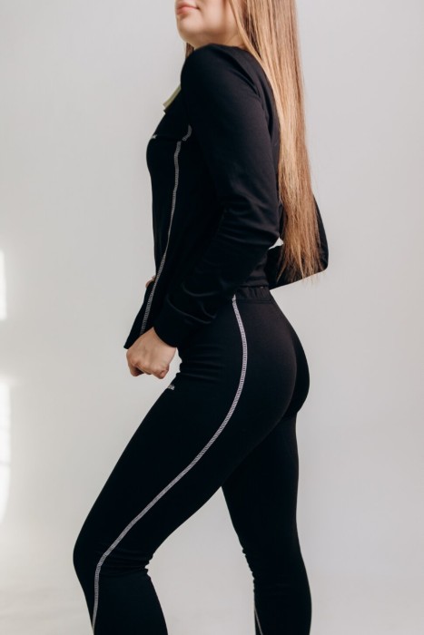 Термобілизна жіноча ROU, чорна