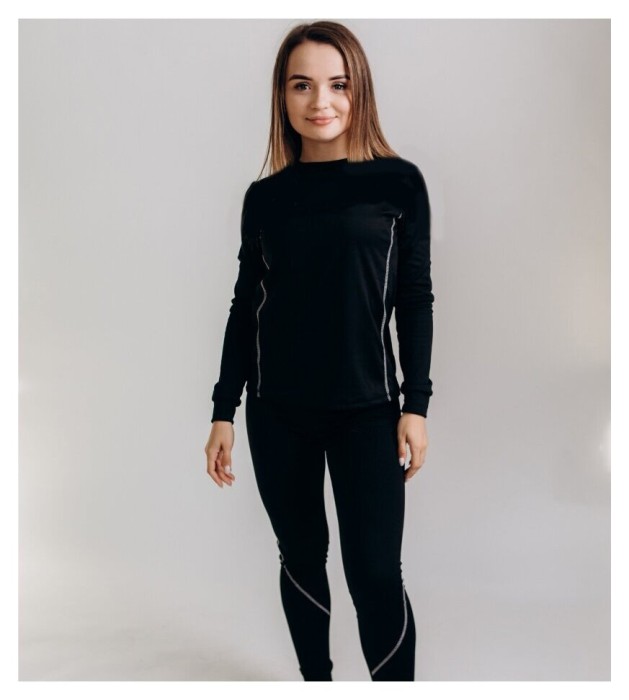 Термобілизна жіноча ROU, чорна