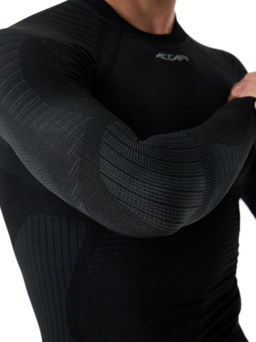 Термофутболка з довгим рукавом чоловіча Accapi XPerience, Black/Anthracite