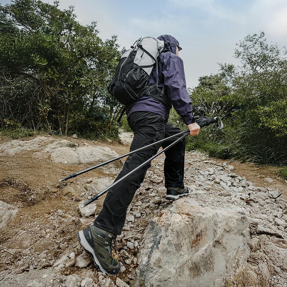 Трекинговая палка Naturehike CNK2450DS017, 35-110 см, черная