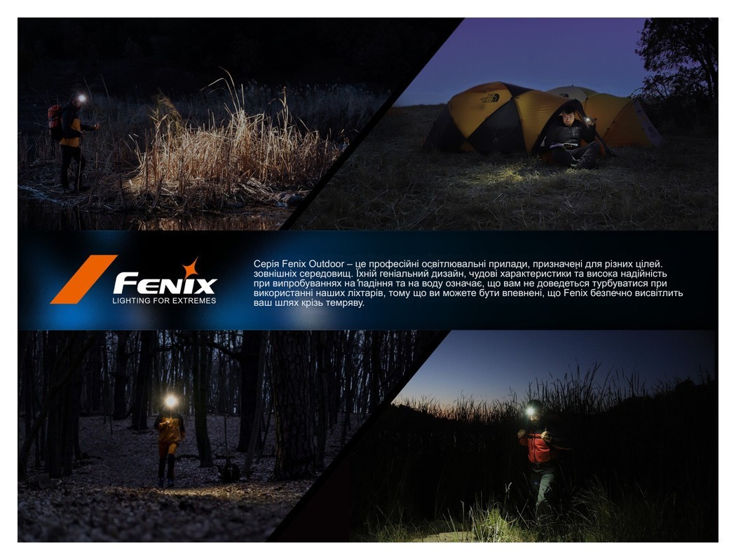 Ліхтар налобний Fenix HL17R, білий, укр, укр