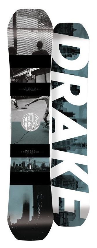 Сноуборд Drake URBAN 151 Grey/white (76291021)