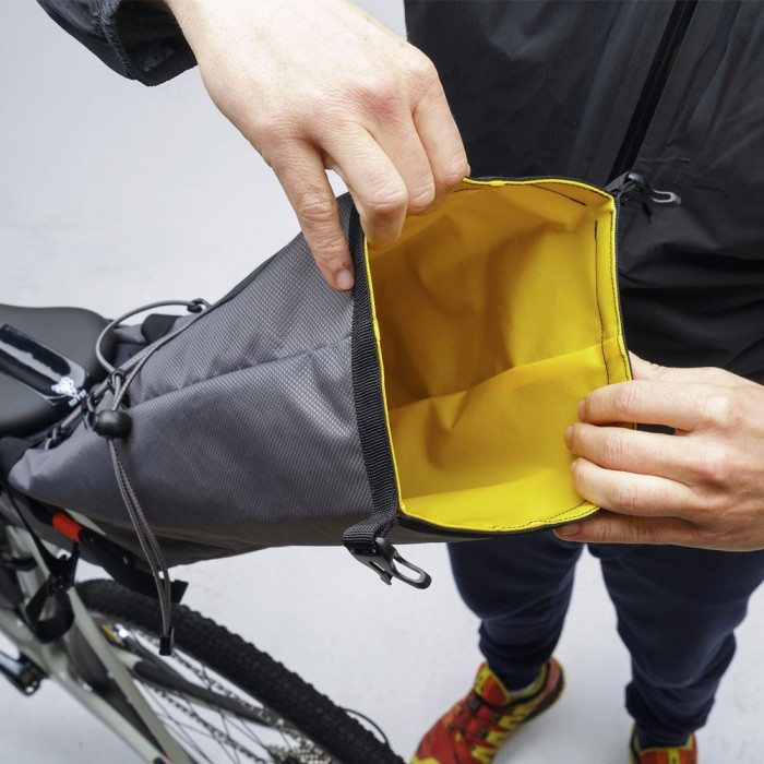 Сумка підсідельна GEOSMINA Large Seat Bag (15L), 520г, сіра