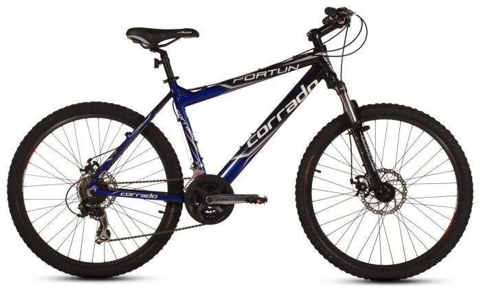 Велосипед CORRADO 26 MTB AL FORTUN, Черно-голубой