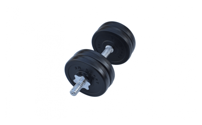 Композитна гантель RN-Sport 6,5 кг із хром грифом.