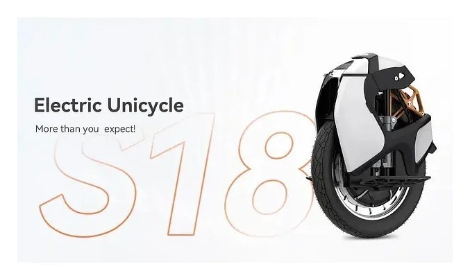 Моноколесо KingSong S18 2025 (2200 Вт, 1100 Вт·год, 84 В, 18 дюймів), білий, укр, укр
