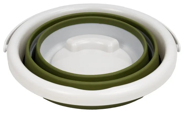 Ведро Tribe Water Bucket 5 л силиконовое T-FJ-0047, olive