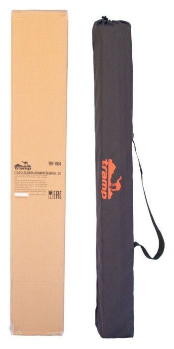 Стіл Tramp з алюмінієвою стільницею 120x60x70см TRF-064, укр, укр