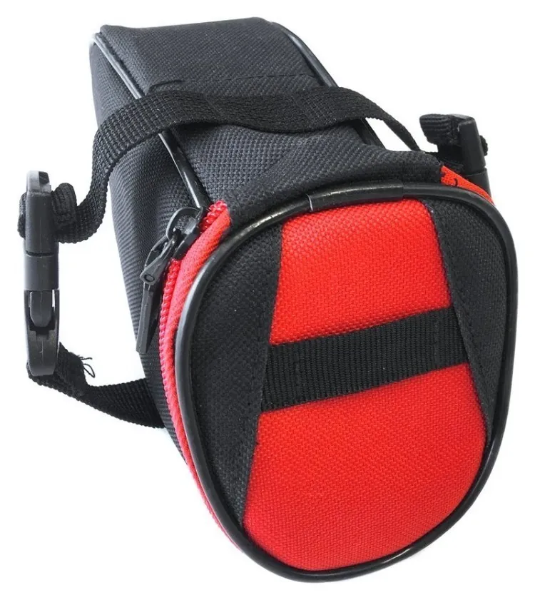 Сумка підсідельна Tempesta STRAP-CLIP 1.0 L Black/red (FSD-B03) (1.0 L Чорно-червоний)
