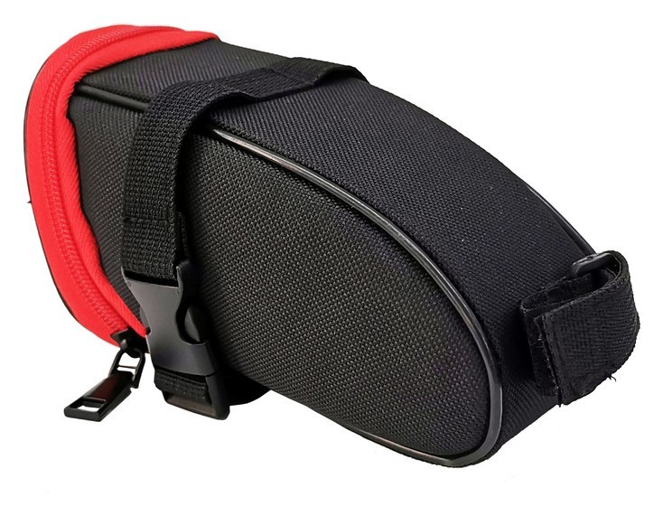 Сумка подседельная Tempesta STRAP-CLIP 1.0 L Black/red (FSD-B03)