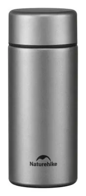Термос Naturehike CNK2550CF017, титан, 0.2 л, сірий
