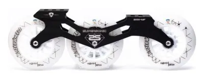 Триколісний сет для роликів FE Supersonic Lazerwheelz 110 mm чорний