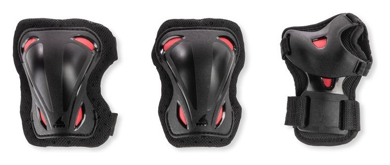 Захисний комплект Rollerblade SKATE GEAR JUNIOR 3 PACK 3XS Black/red (069P0200)