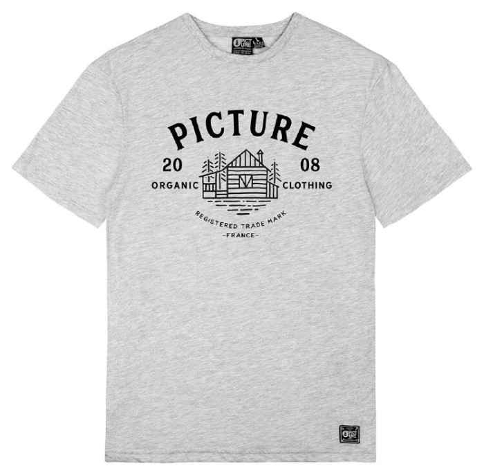 Футболка Picture Organic Brady серый меланж